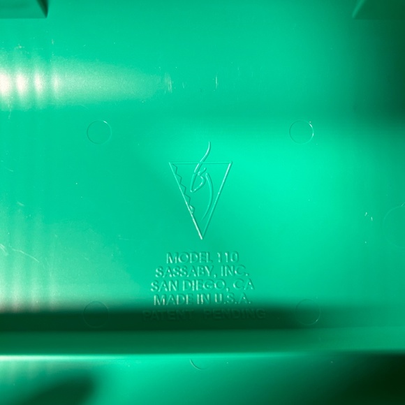 Vintage 90s Sassaby Travel Make Up Case Hard Plastic (13E) - Picture 8 of 9